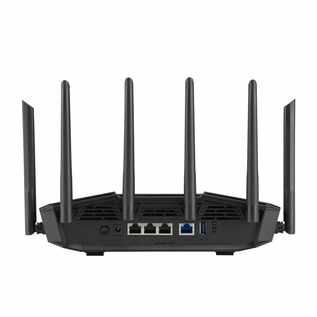 ASUS 90IG0A30-MO9C00 draadloze router 2.5 Gigabit Ethernet Tri-band (2,4 GHz / 5 GHz / 6 GHz) Zwart - Afbeelding 2
