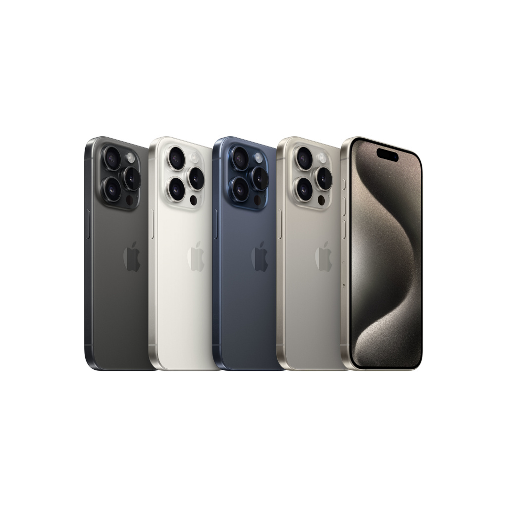Apple iPhone 15 Pro 15,5 cm (6.1") Dual SIM iOS 17 5G USB Type-C 256 GB Titanium, Zwart - Afbeelding 3