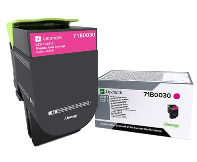 Lexmark 71B0030 tonercartridge 1 stuk(s) Origineel Magenta