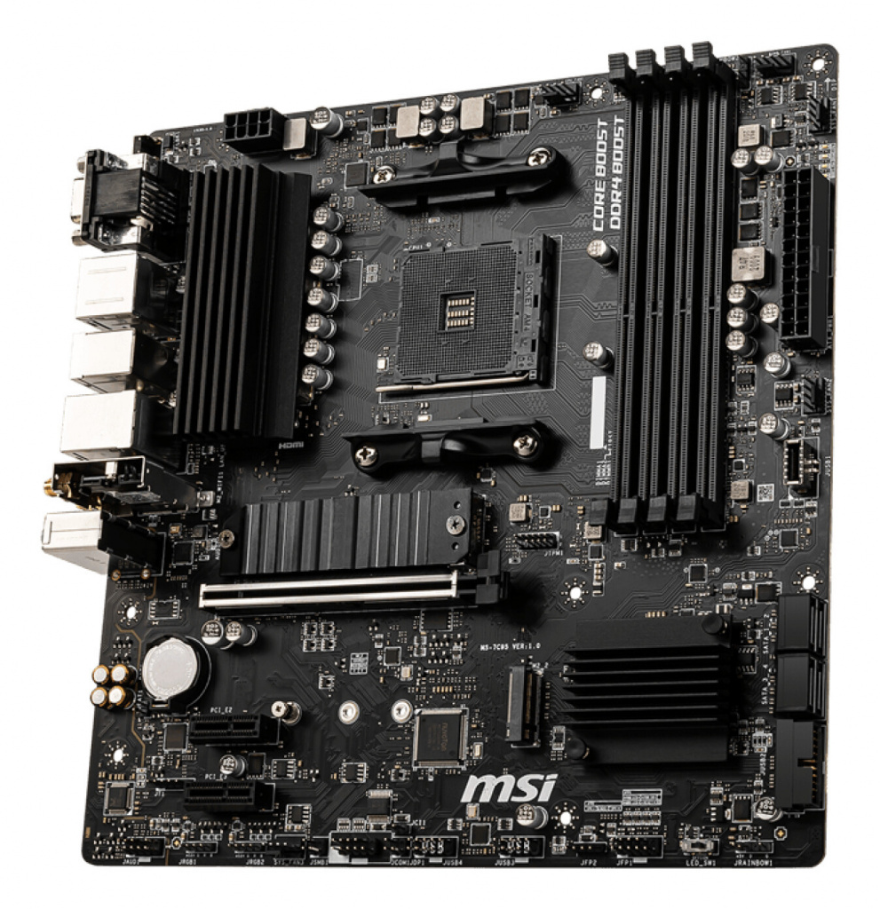 MSI B550M PRO-VDH WIFI moederbord AMD B550 Socket AM4 micro ATX - Afbeelding 3