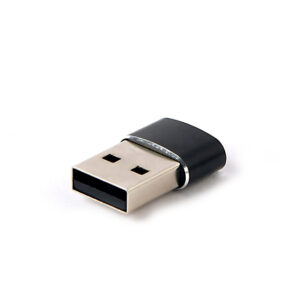 Gembird A-USB2-AMCF-02 tussenstuk voor kabels USB A USB C Zwart