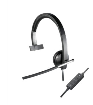 Logitech 981-000514 hoofdtelefoon/headset Bedraad Hoofdband Kantoor/callcenter USB Type-A Zwart, Zilver