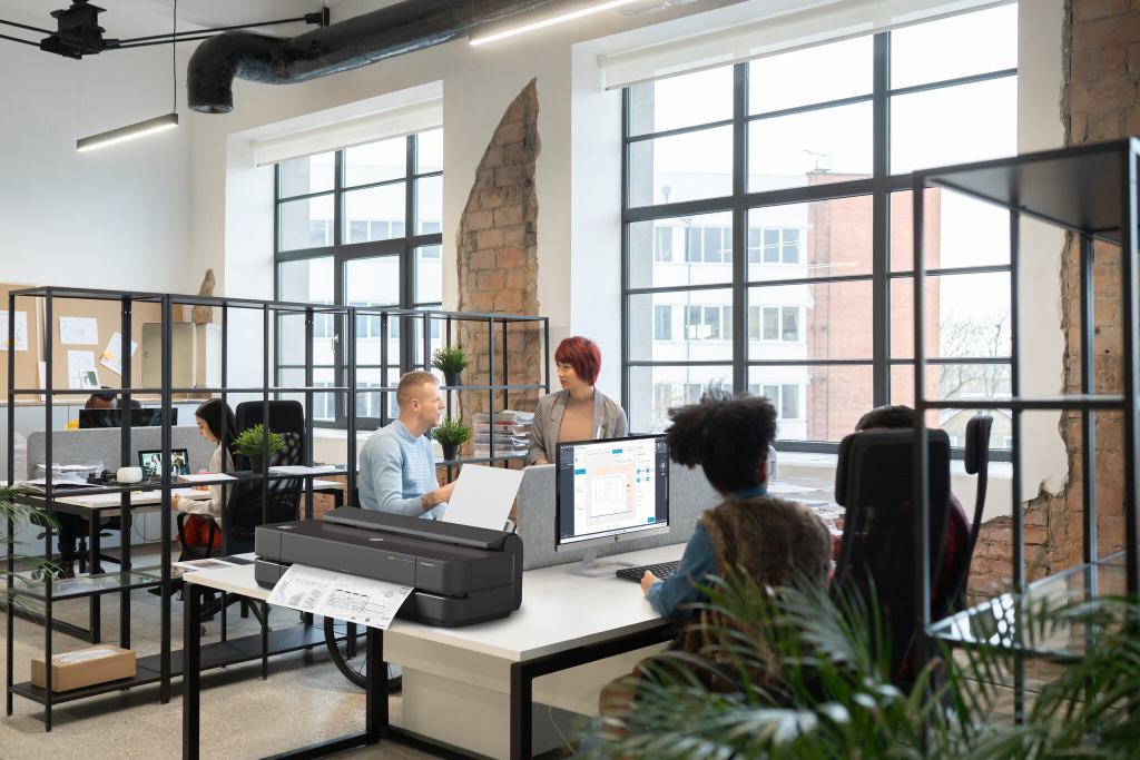 HP DesignJet T870 24-in Printer grootformaat-printer Kleur 2400 x 1200 DPI Ethernet LAN - Afbeelding 2