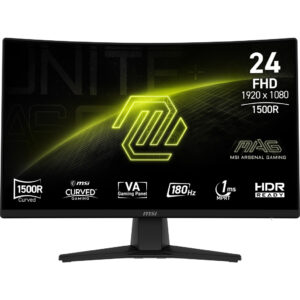 MSI MAG 242C computer monitor 59,9 cm (23.6") 1920 x 1080 Pixels Full HD LCD Zwart