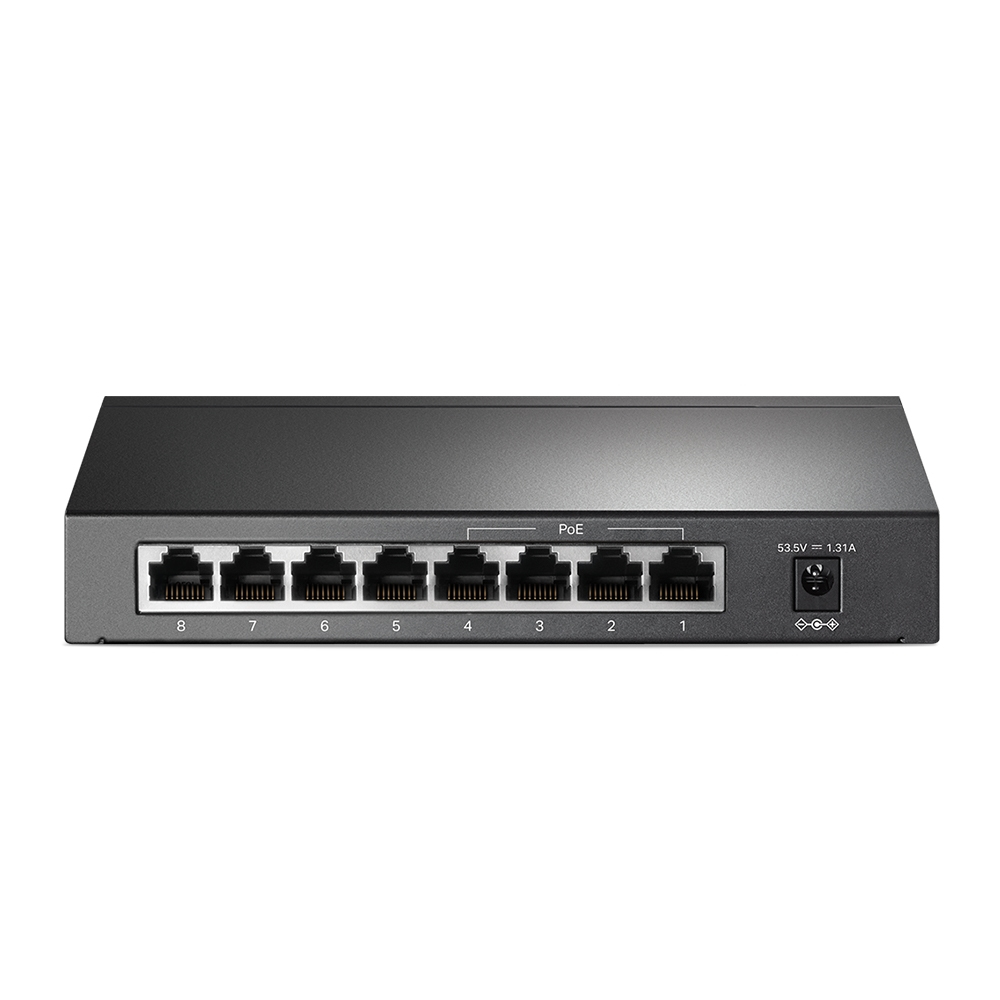 TP-Link TL-SF1008P Unmanaged Fast Ethernet (10/100) Power over Ethernet (PoE) Zwart - Afbeelding 3