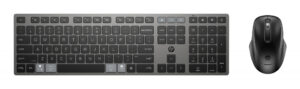 HP 720 Multi-Device Rechargeable Wireless Keyboard and Mouse Combo