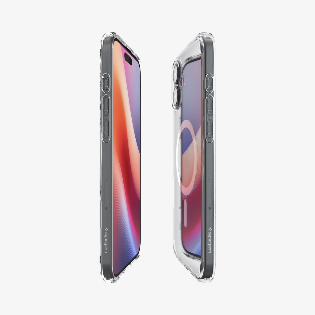 Spigen Ultra Hybrid (MagFit) mobiele telefoon behuizingen 17 cm (6.7") Hoes Transparant, Wit - Afbeelding 6