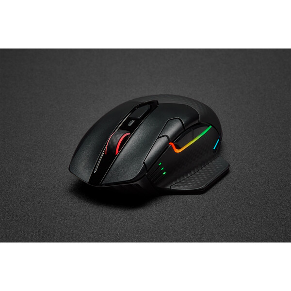 Corsair DARK CORE RGB PRO muis Gamen Rechtshandig RF Wireless + Bluetooth + USB Type-A Optisch 18000 DPI - Afbeelding 15