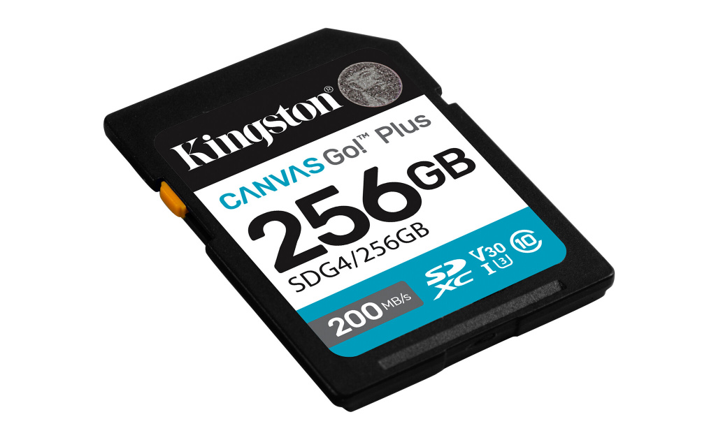 Kingston Technology Canvas Go! Plus 256GB SDXC Canvas Go Plus Gen4 200MB/s C10 UHS-I U3 V30 - Afbeelding 2