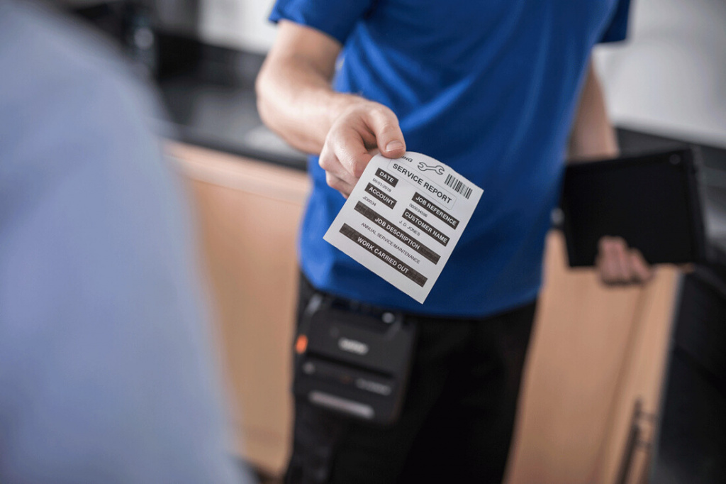 Brother BDL-7J000102-058 printeretiket Wit Niet-klevend printerlabel - Afbeelding 5