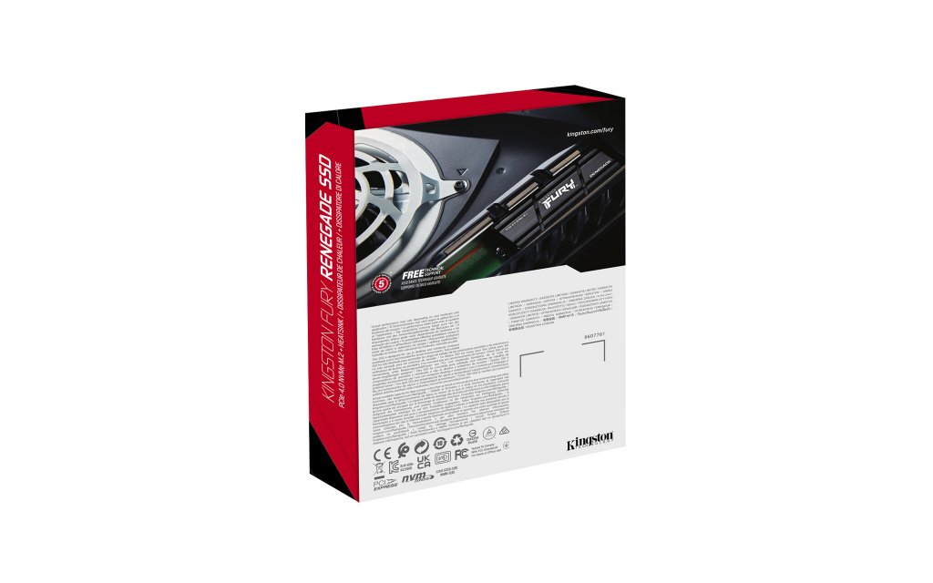 Kingston Technology 2000G RENEGADE PCIe 4.0 NVMe SSD MET HEATSINK - Afbeelding 5