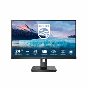 Philips S Line 243S1/00 computer monitor 60,5 cm (23.8") 1920 x 1080 Pixels Full HD LCD Zwart