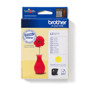 Brother LC-121Y inktcartridge 1 stuk(s) Origineel Geel