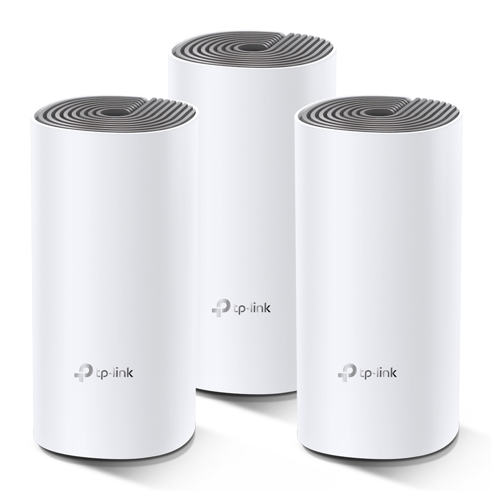 TP-Link Deco E4 (3-pack) Dual-band (2.4 GHz / 5 GHz) Wi-Fi 5 (802.11ac) Wit, Grijs 2 Intern - Afbeelding 2
