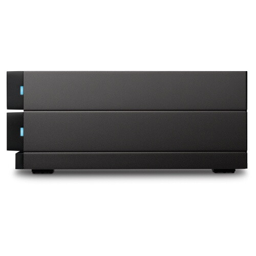 LaCie 2Big Raid USB-C 60TB disk array Desktop Zwart - Afbeelding 3