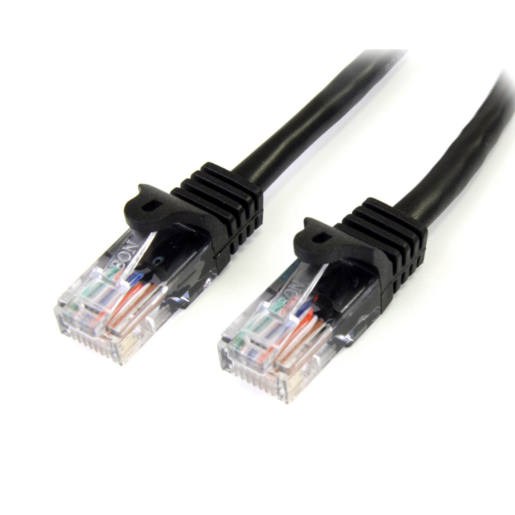 StarTech.com Cat5e patchkabel met snagless RJ45 connectors 2 m, zwart