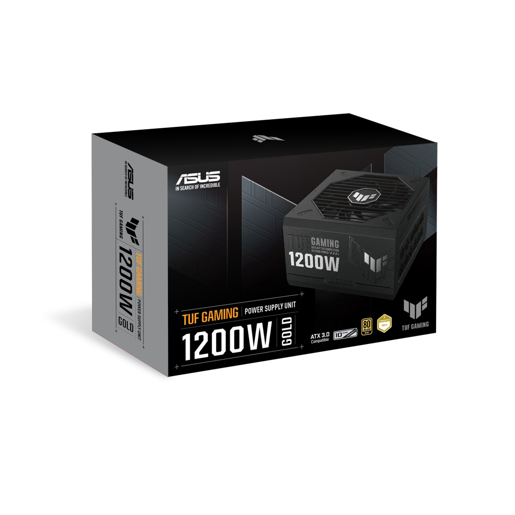 ASUS TUF GAMING 1200W Gold power supply unit 20+4 pin ATX ATX Zwart - Afbeelding 11