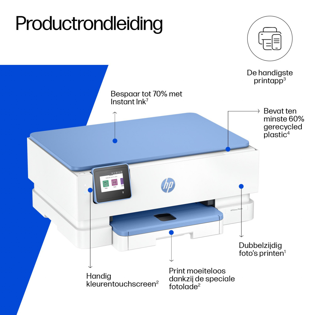 HP Envy 7231 Draadloos All-in-One Kleur Printer - Afbeelding 14