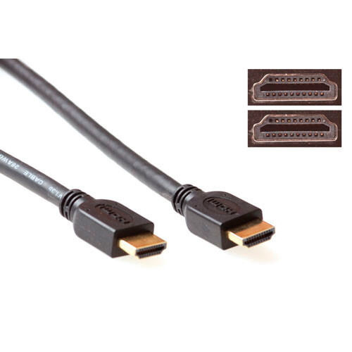 ACT 1,5 meter HDMI High Speed kabel v1.4 HDMI-A male - HDMI-A male