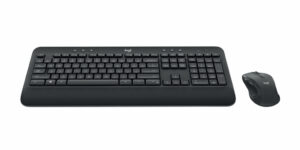 Logitech 920-008923 toetsenbord Inclusief muis Kantoor RF Draadloos QWERTY US International Zwart