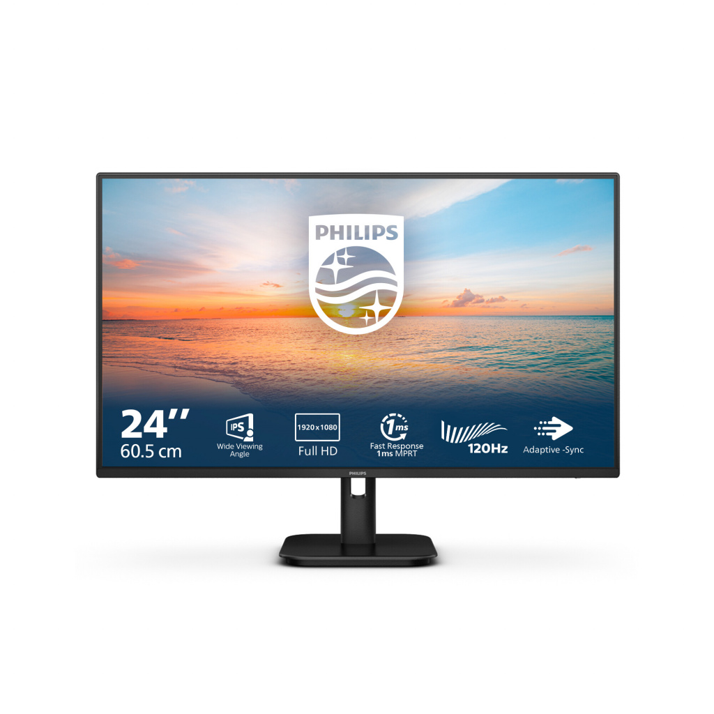 Philips 1000 series 24E1N1100A/00 computer monitor 60,5 cm (23.8") 1920 x 1080 Pixels Full HD LCD Zwart