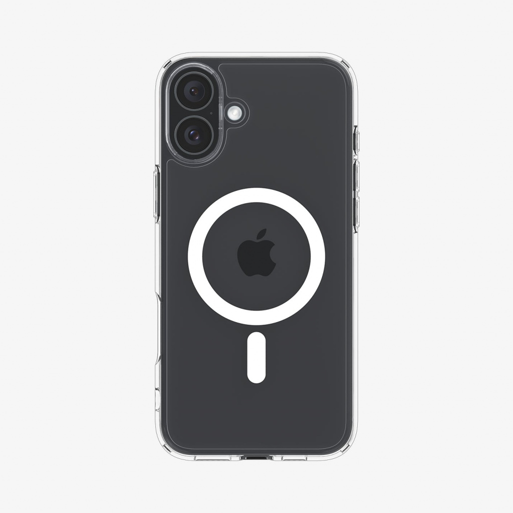 Spigen Ultra Hybrid (MagFit) mobiele telefoon behuizingen 17 cm (6.7") Hoes Transparant, Wit - Afbeelding 3