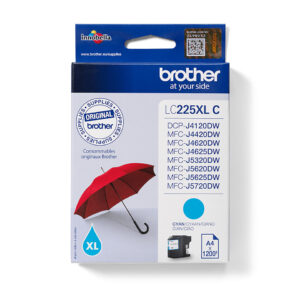 Brother LC225XLC inktcartridge 1 stuk(s) Origineel Hoog (XL) rendement Cyaan