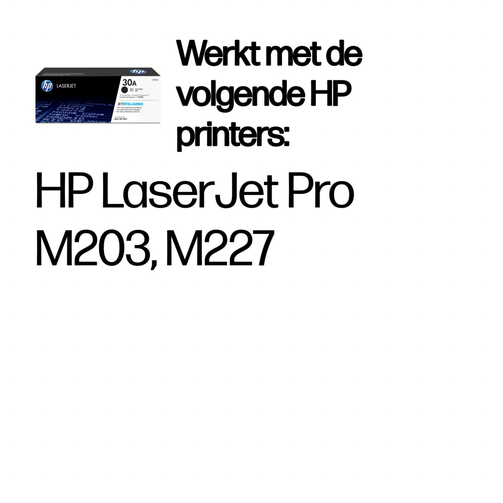 HP 30A originele zwarte LaserJet tonercartridge - Afbeelding 2