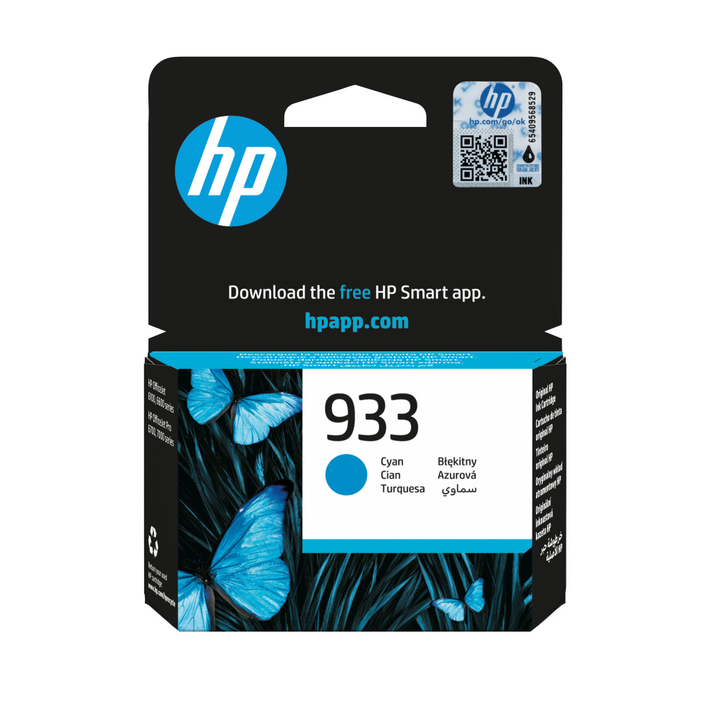 HP 933 originele cyaan inktcartridge