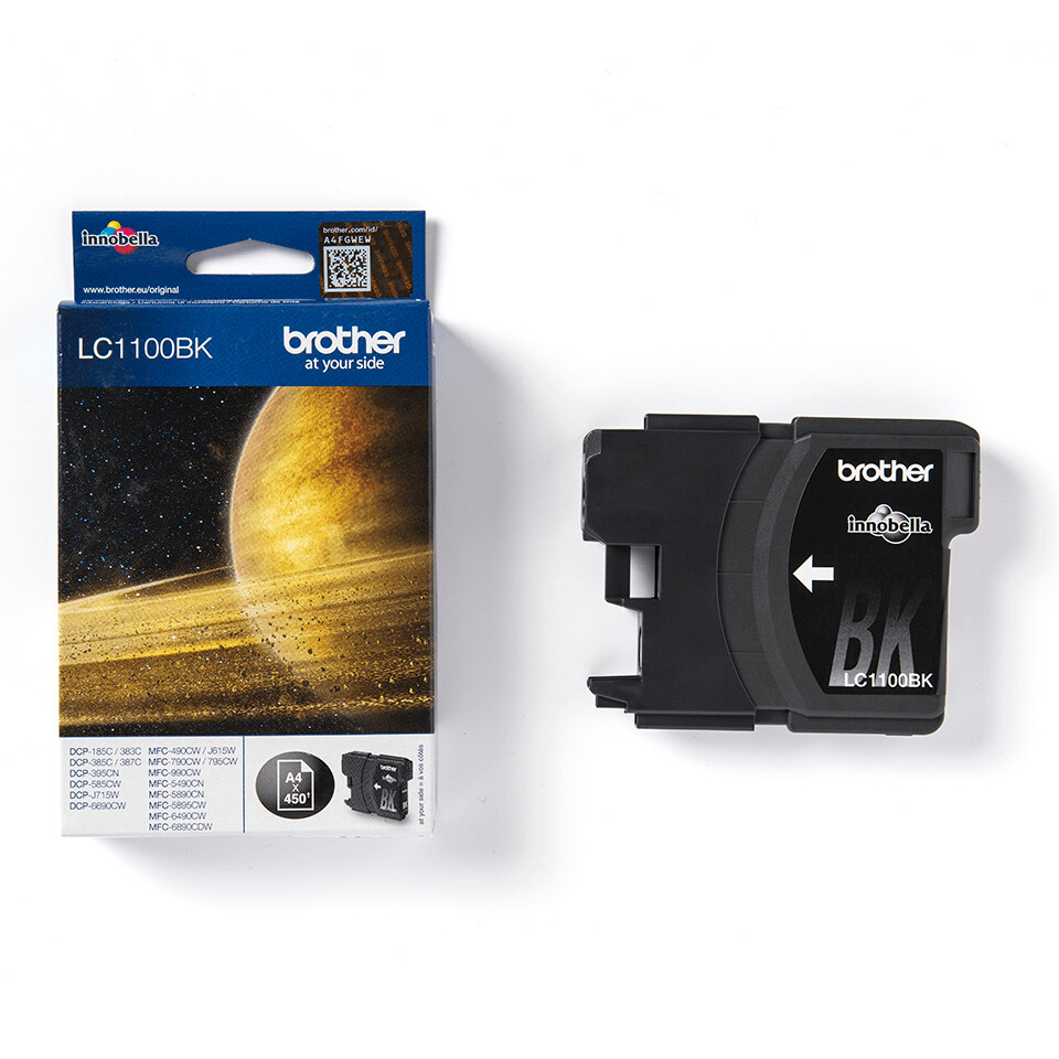 Brother LC1100BK inktcartridge 1 stuk(s) Origineel Zwart - Afbeelding 2