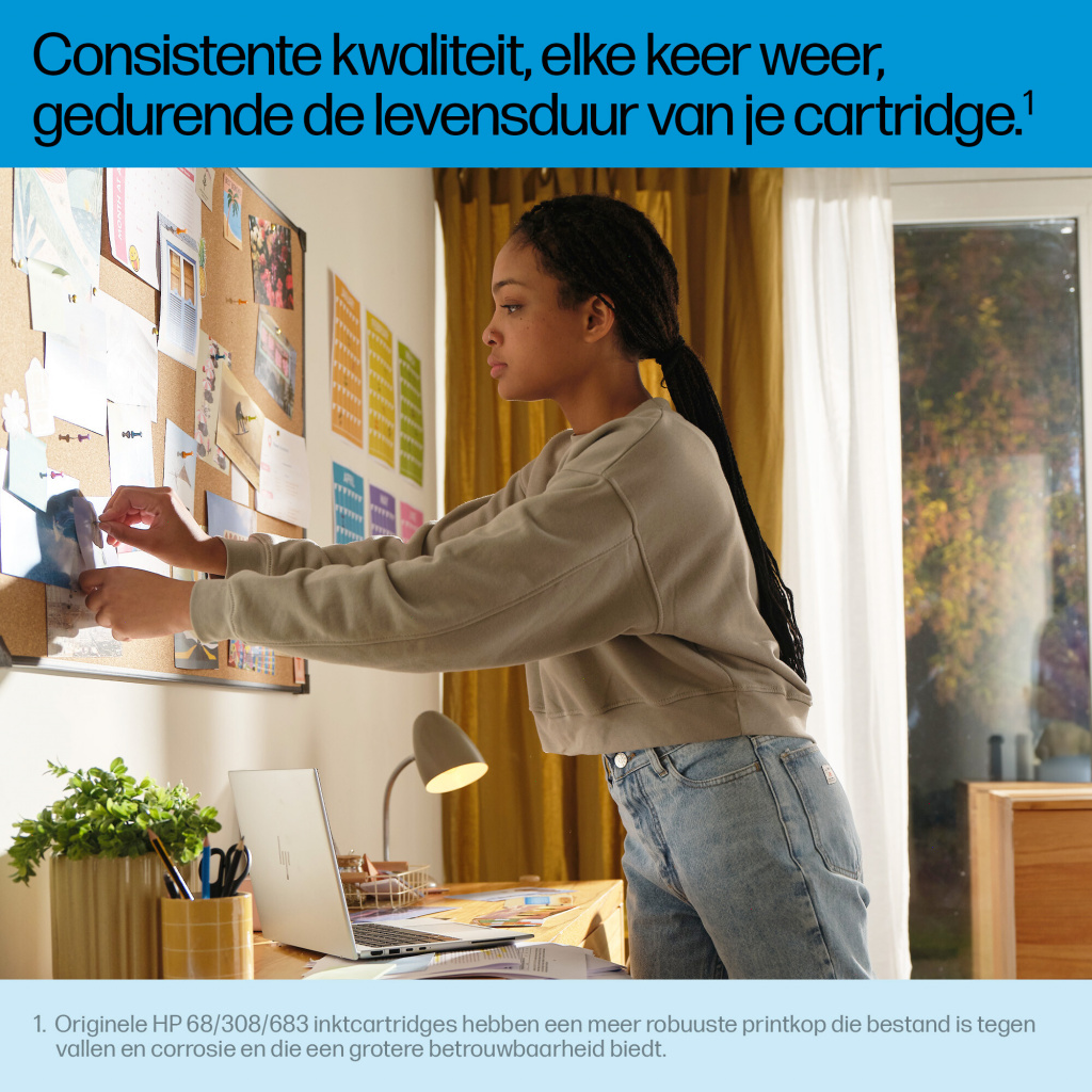 HP 308 originele driekleureninktcartridge - Afbeelding 3