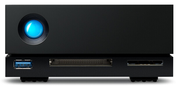 LaCie 1big Dock disk array 30 TB Desktop Zwart