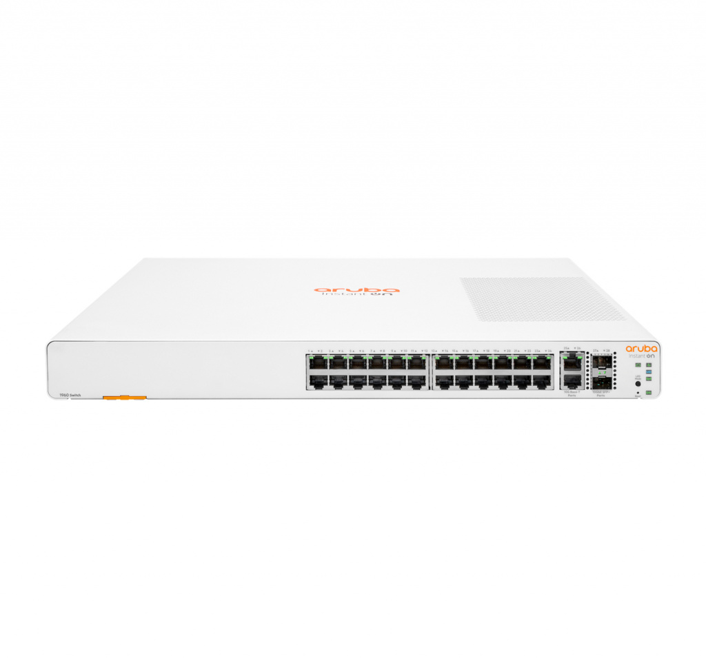 Aruba, a Hewlett Packard Enterprise company Aruba Instant On 1960 24G 2XGT 2SFP+ Managed L2+ Gigabit Ethernet (10/100/1000) 1U W