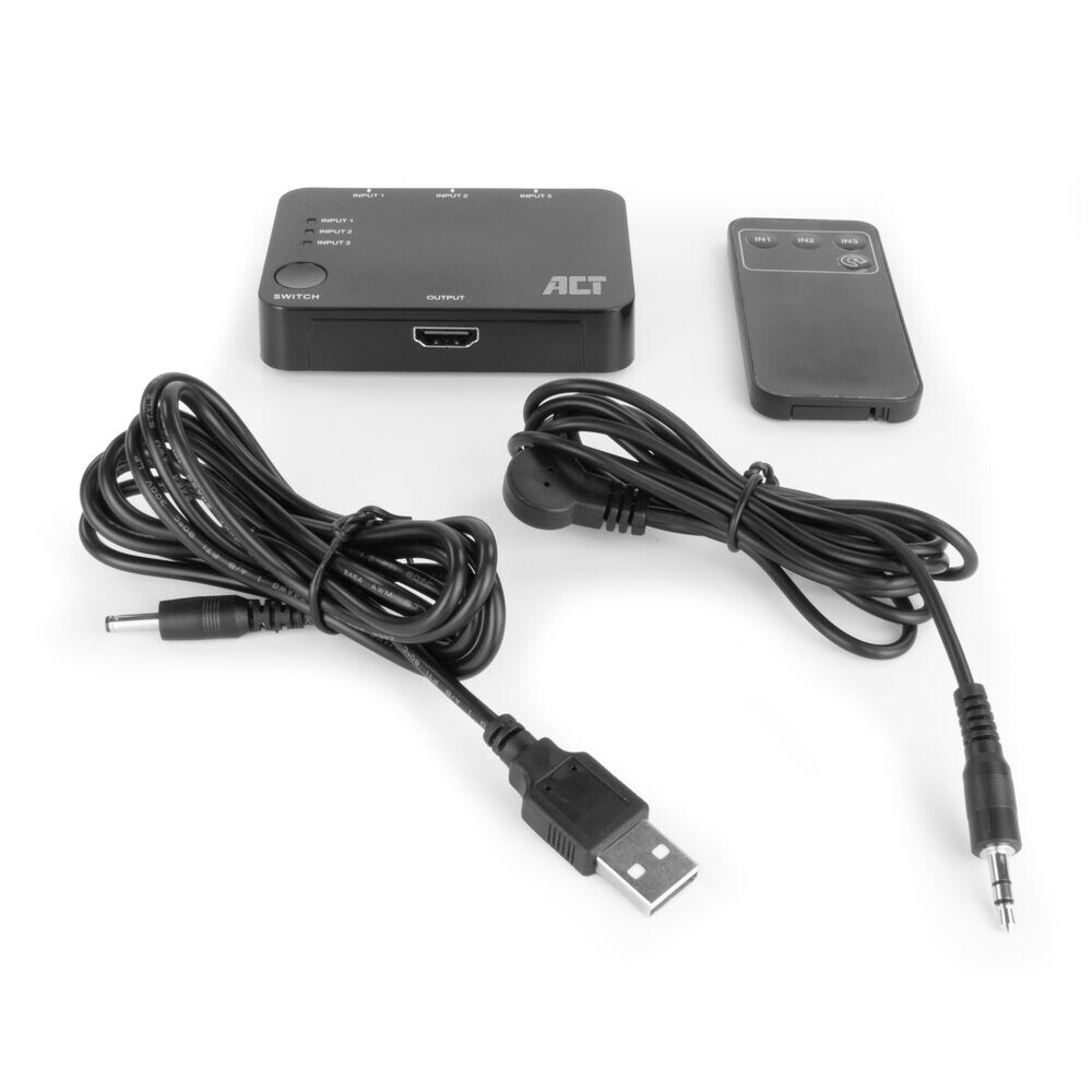 ACT 4K HDMI Switch 3x1 - Afbeelding 3