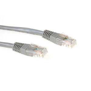 ACT Grijze 2 meter U/UTP CAT6 patchkabel met RJ45 connectoren