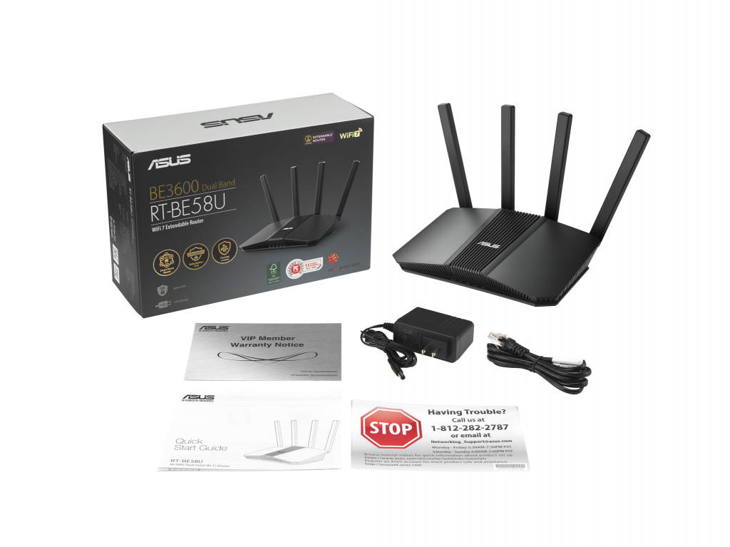 ASUS RT-BE58U V2 draadloze router 2.5 Gigabit Ethernet Dual-band (2.4 GHz / 5 GHz) Zwart - Afbeelding 13