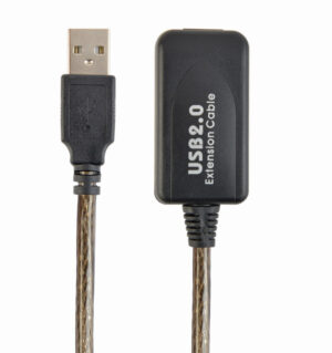 Gembird USB A/USB A M/F 10m USB-kabel USB 2.0 Zwart