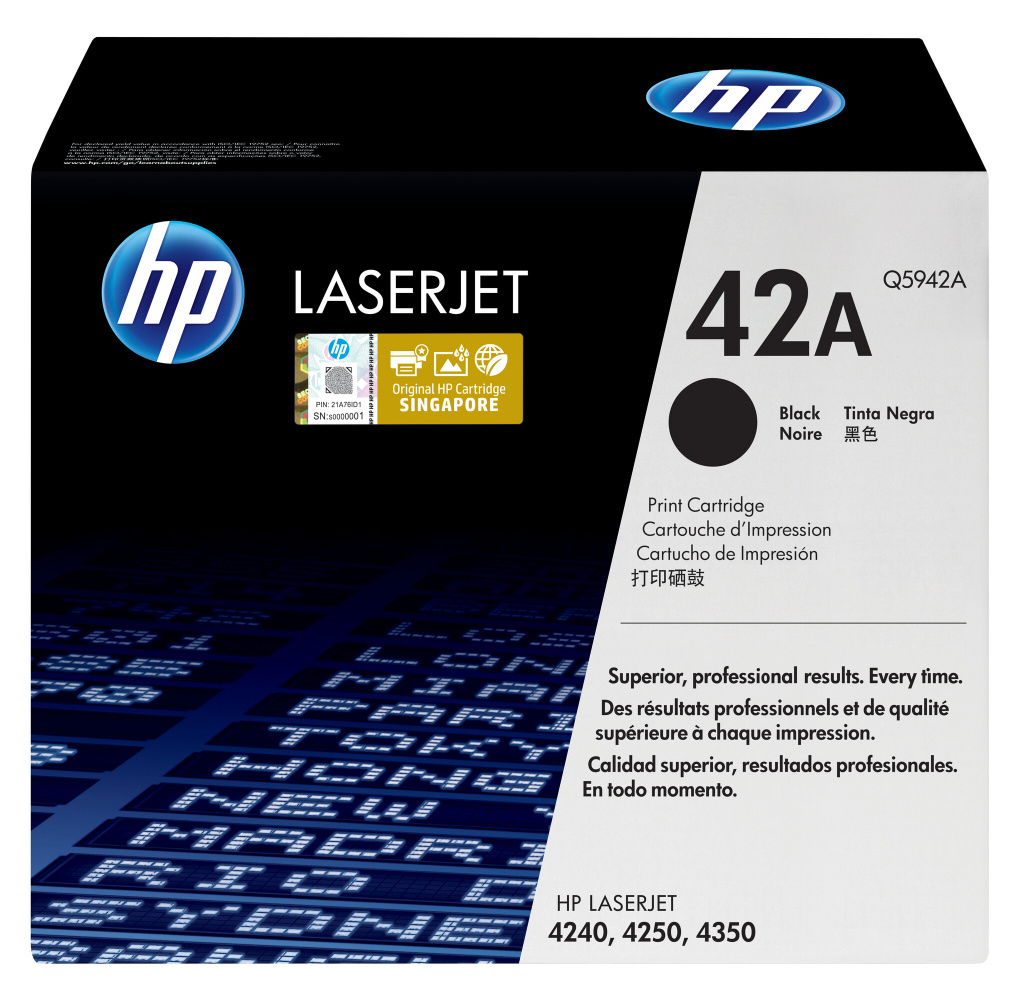 HP 42A originele zwarte LaserJet tonercartridge