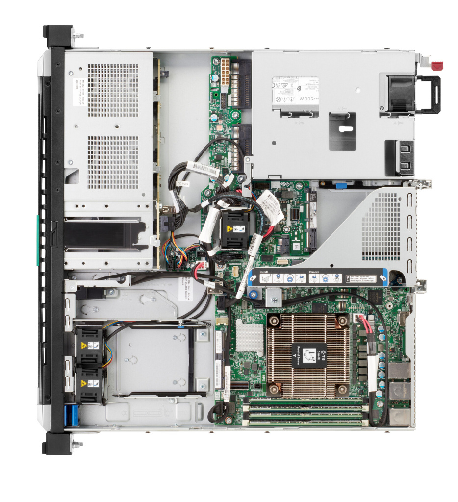 HPE ProLiant DL20 Gen11 6333P 3.1GHz 6c 1P 1x32GB-U 4SFF 2x480GB SSD 1x1000W PS EU server 960 GB Rack (1U) Intel® Xeon® 3,1 GHz - Afbeelding 4