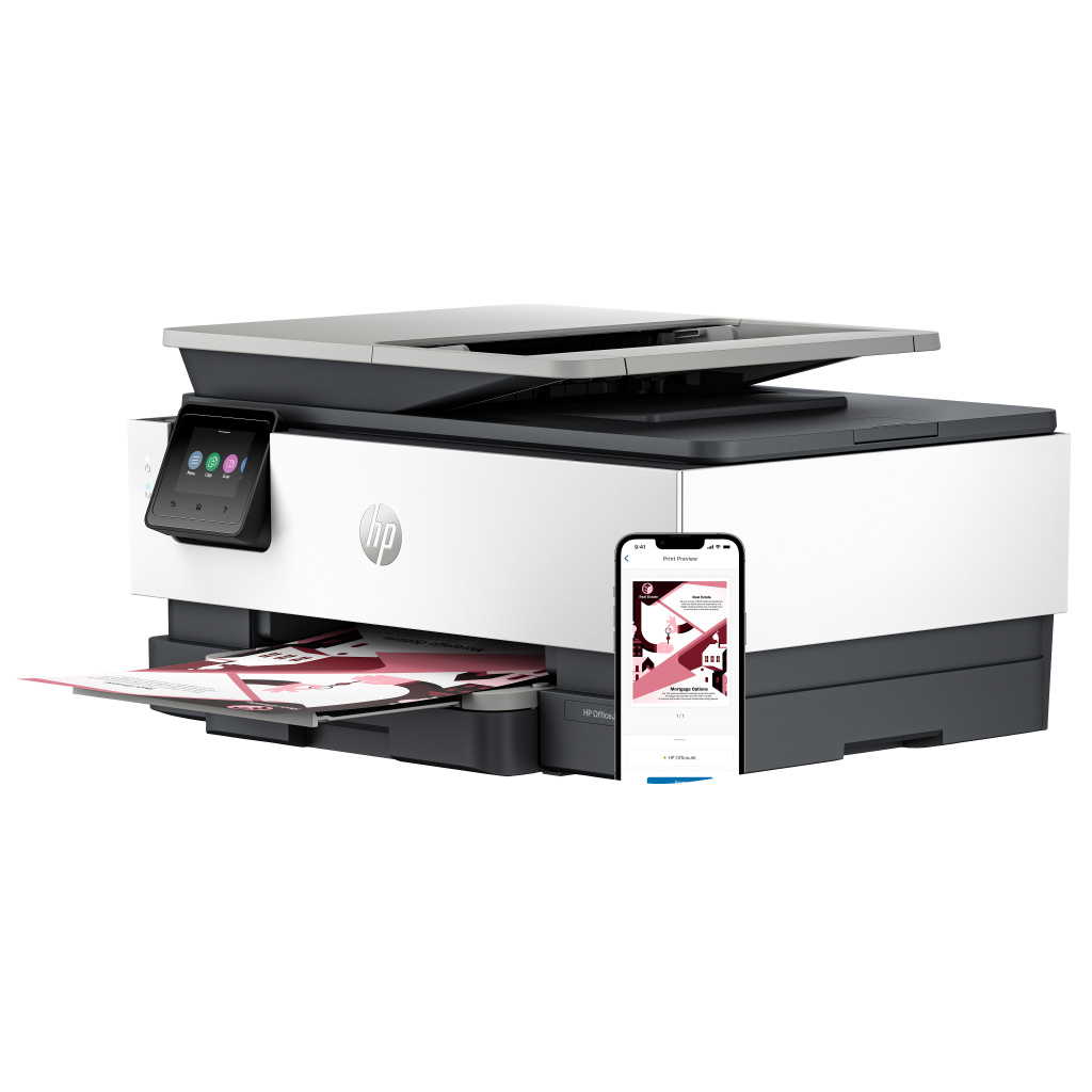 HP OfficeJet Pro 8124e Draadloos All-in-One Kleur Printer, Instant Ink; Dubbelzijdig printen - Afbeelding 6