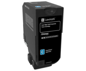 Lexmark 84C2HCE tonercartridge 1 stuk(s) Origineel Cyaan