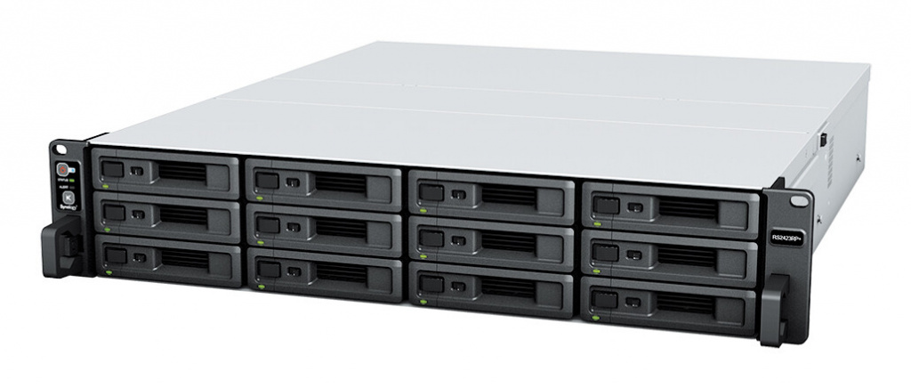 Synology RackStation RS2423+ data-opslag-server NAS Rack (2U) Ryzen Embedded V1780B 8 GB DDR4 0 TB DiskStation Manager Zwart, Gr - Afbeelding 4