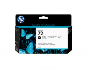 HP 72 zwarte fotoinktcartridge, 130 ml