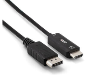 CLUB3D CAC-1083 DisplayPort kabel 2 m HDMI Type D (Micro) Zwart