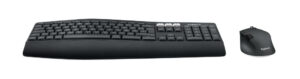 Logitech 920-008221 toetsenbord Inclusief muis Universeel RF-draadloos + Bluetooth QWERTZ Duits Zwart