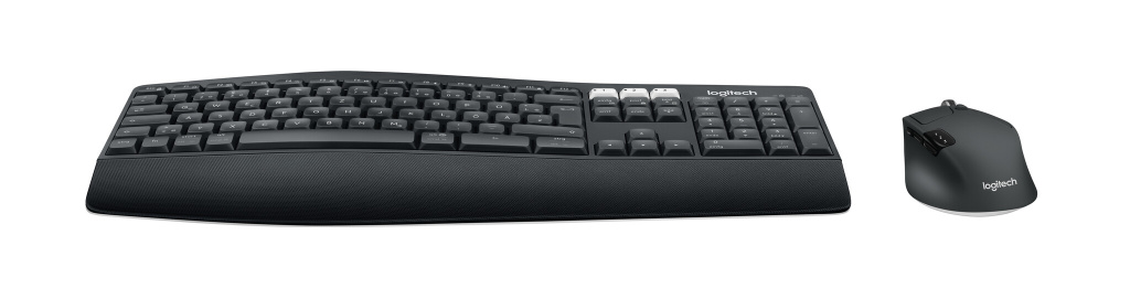 Logitech 920-008221 toetsenbord Inclusief muis Universeel RF-draadloos + Bluetooth QWERTZ Duits Zwart