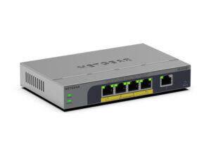 NETGEAR GS105EP Unmanaged Gigabit Ethernet (10/100/1000) Power over Ethernet (PoE) Grijs