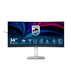Philips 5000 series 34B2U5600C/00 computer monitor 86,4 cm (34") 3440 x 1440 Pixels Dual QHD LCD Grijs