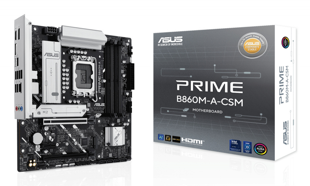 ASUS PRIME B860M-A-CSM Intel B860 LGA 1851 (Socket V1) micro ATX
