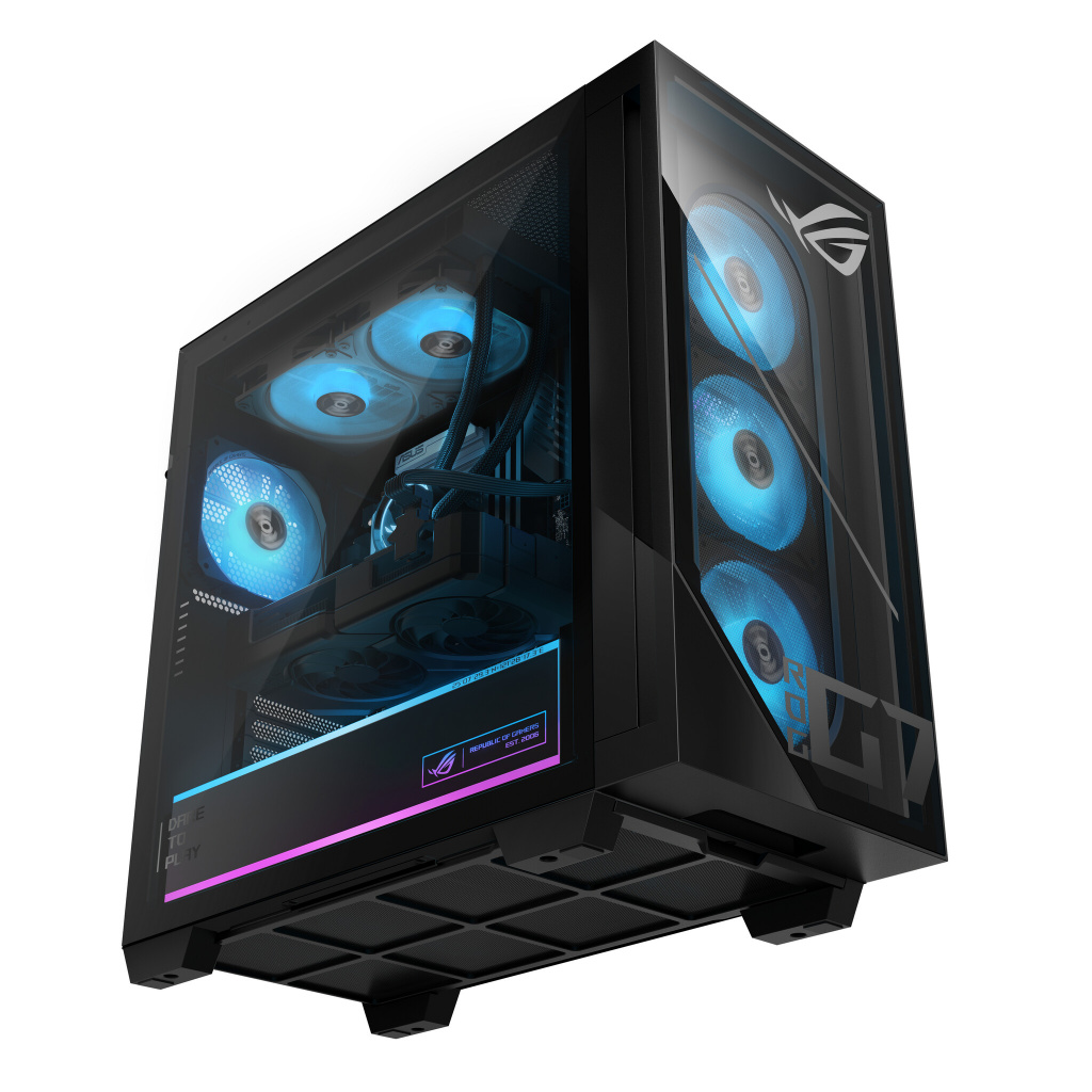 ASUS ROG G700 GM700TZ-R8400F042W AMD Ryzen™ 5 8400F 32 GB DDR5-SDRAM 1 TB SSD AMD Radeon RX 9060 XT Windows 11 Home Tower PC Zwa - Afbeelding 4